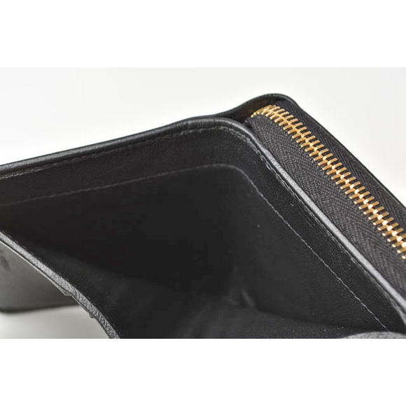 Saint Laurent Paris Wallet Folding Wallet Zipper Type Black - Picture 8 of 9